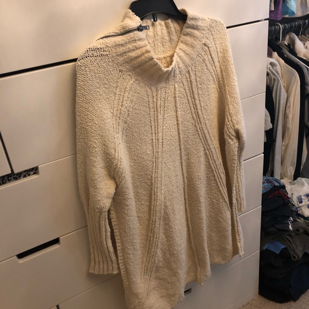 Free people poncho sweater